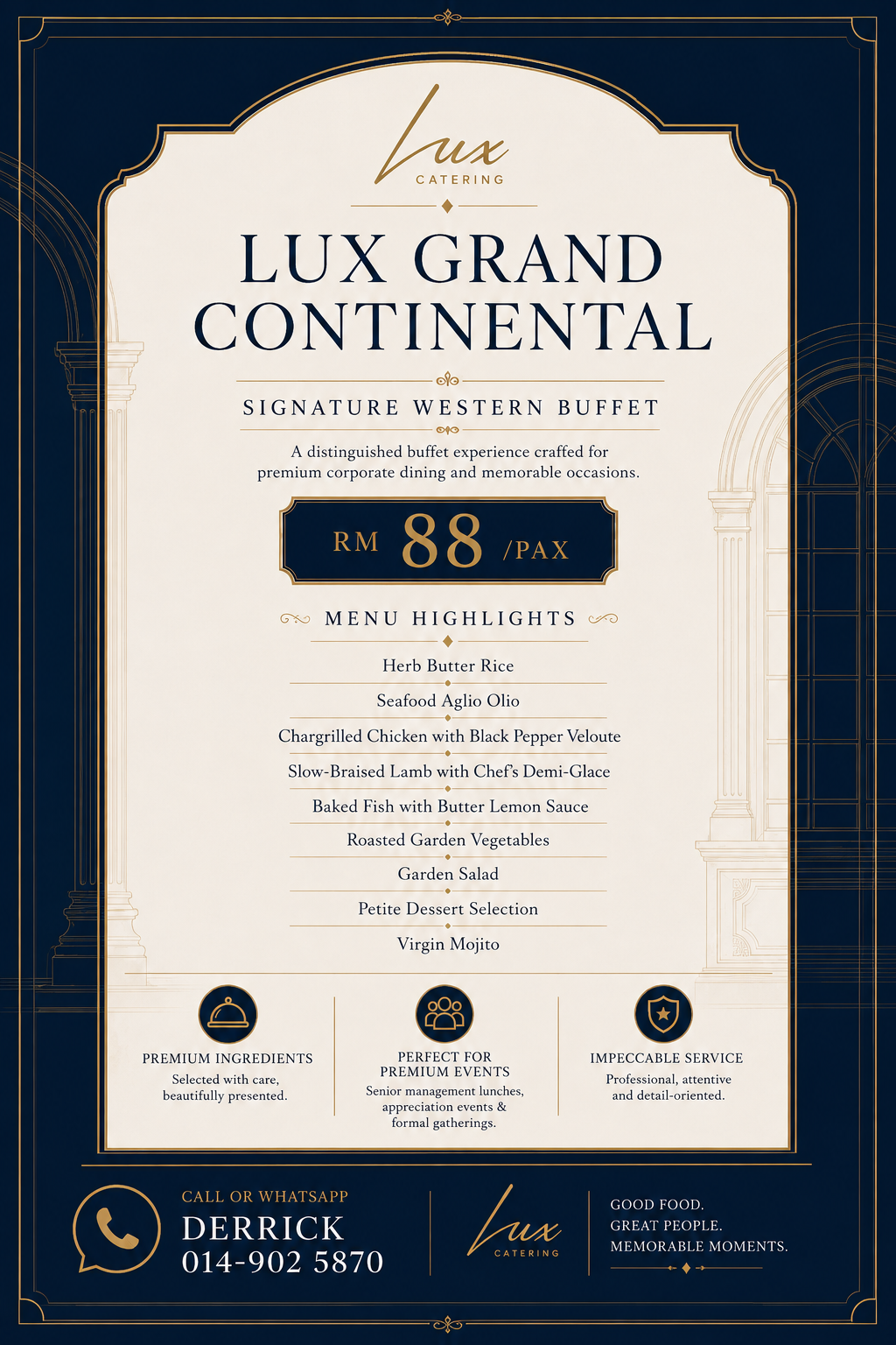 Lux Grand Continental Western Buffet RM88