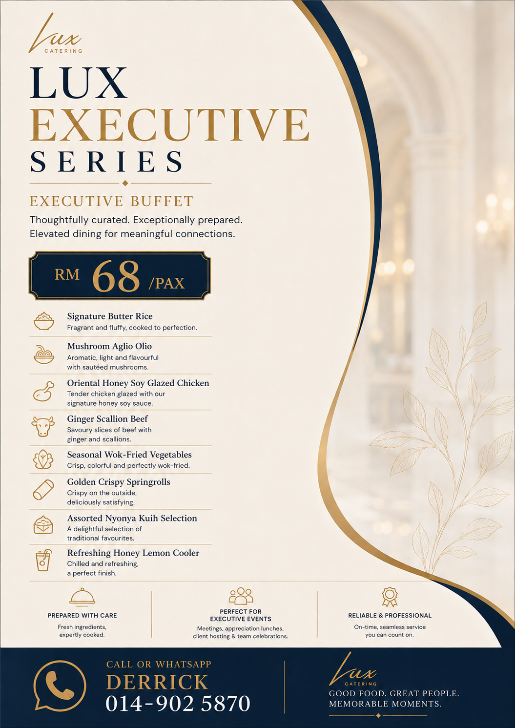 Lux Executive Series Fusion Buffet RM68