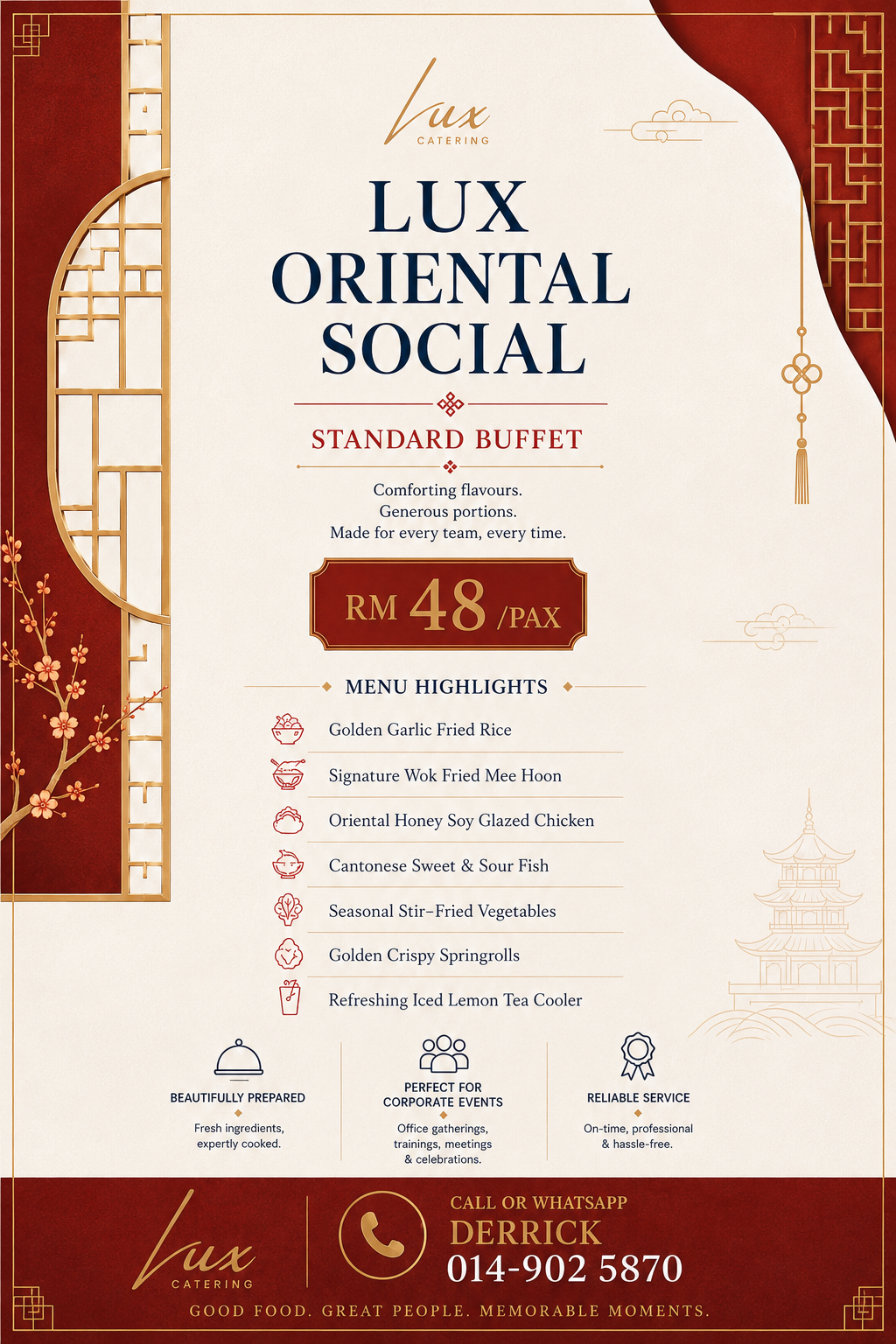 Lux Oriental Social Chinese Buffet RM48