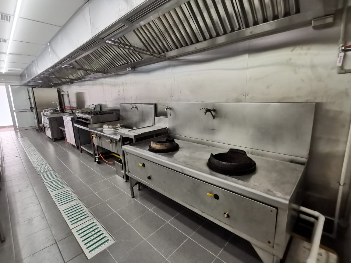 Lux Catering central kitchen production area