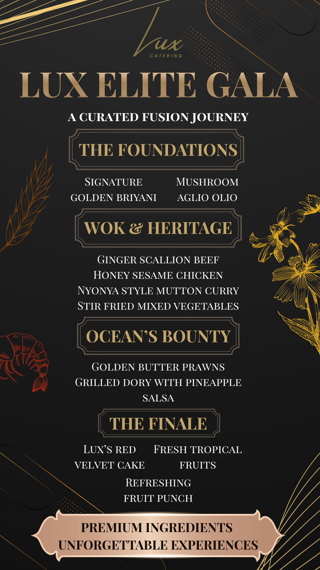 Black and Gold Modern Background Your Story