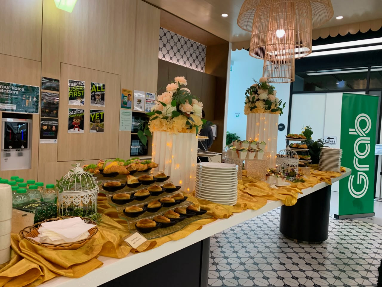 Grab corporate event canapé buffet, 29 September 2026