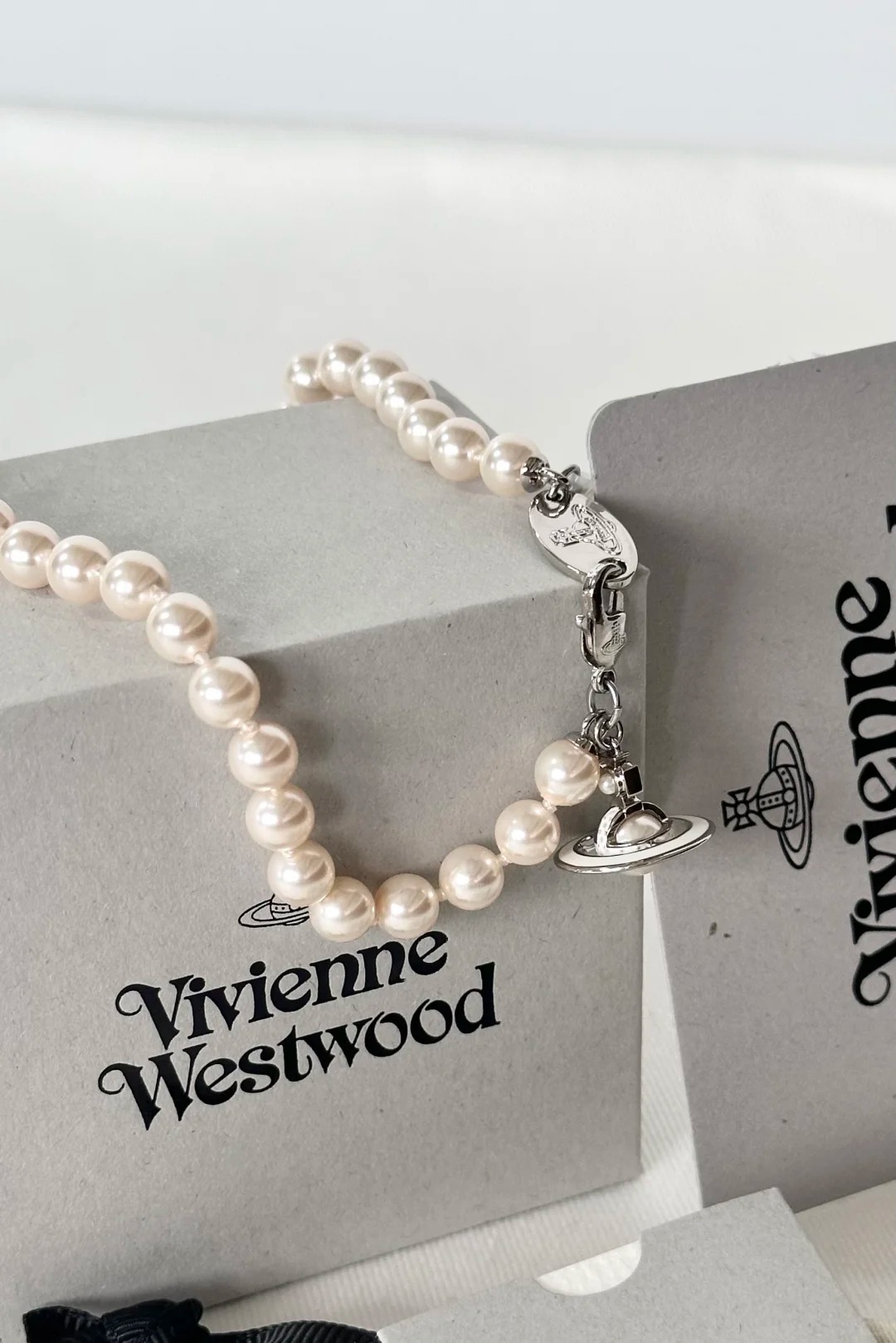 VIVIENNE西太后立体土星orb珍珠项链_1_美丽废物LeBi_来自小红书网页版