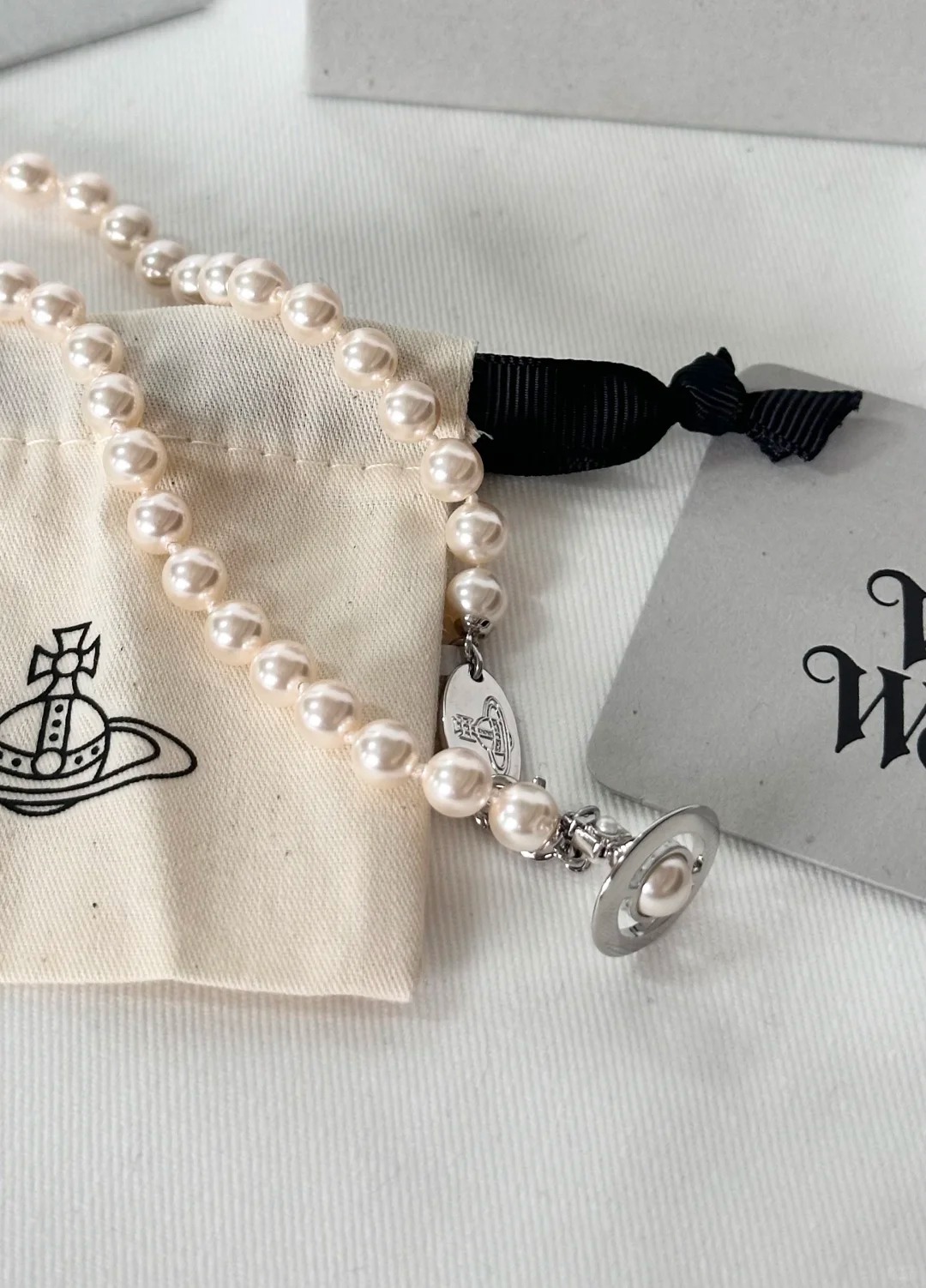 VIVIENNE西太后立体土星orb珍珠项链_2_美丽废物LeBi_来自小红书网页版