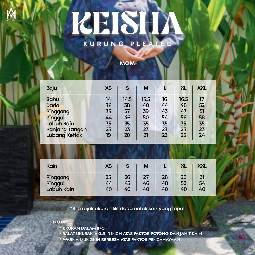 MS KEISHA KURUNG PLEATED MOM