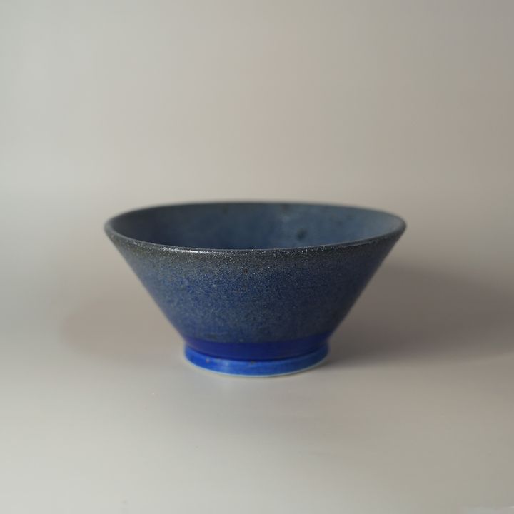 斜口碗-黑粉引海洋01