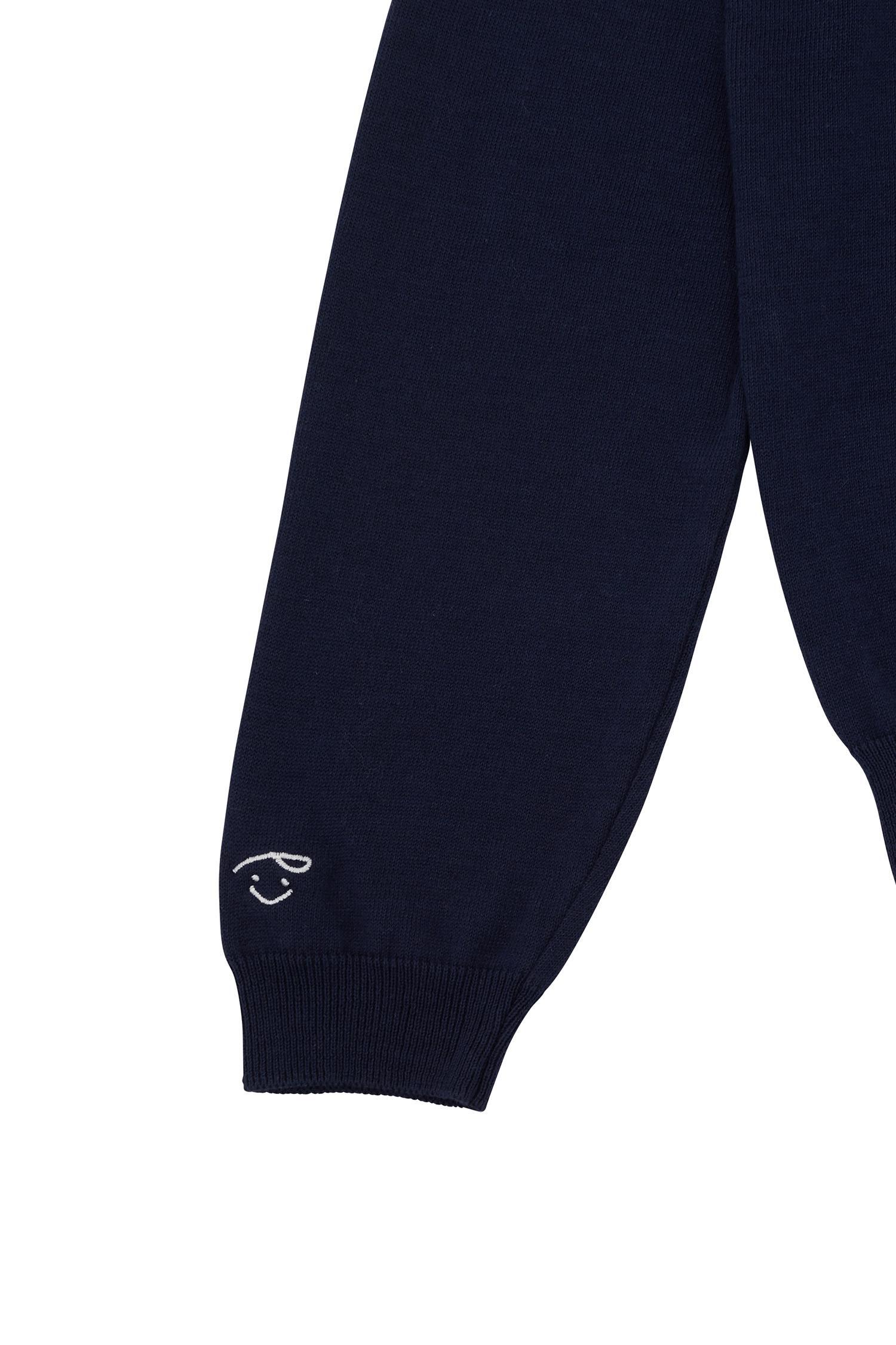 Piv'vee尖領 Polo 針織衫ocean navy4