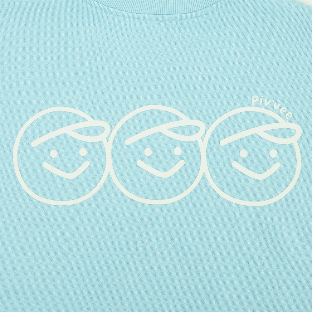 piv'vee TRIPLETS大學T4