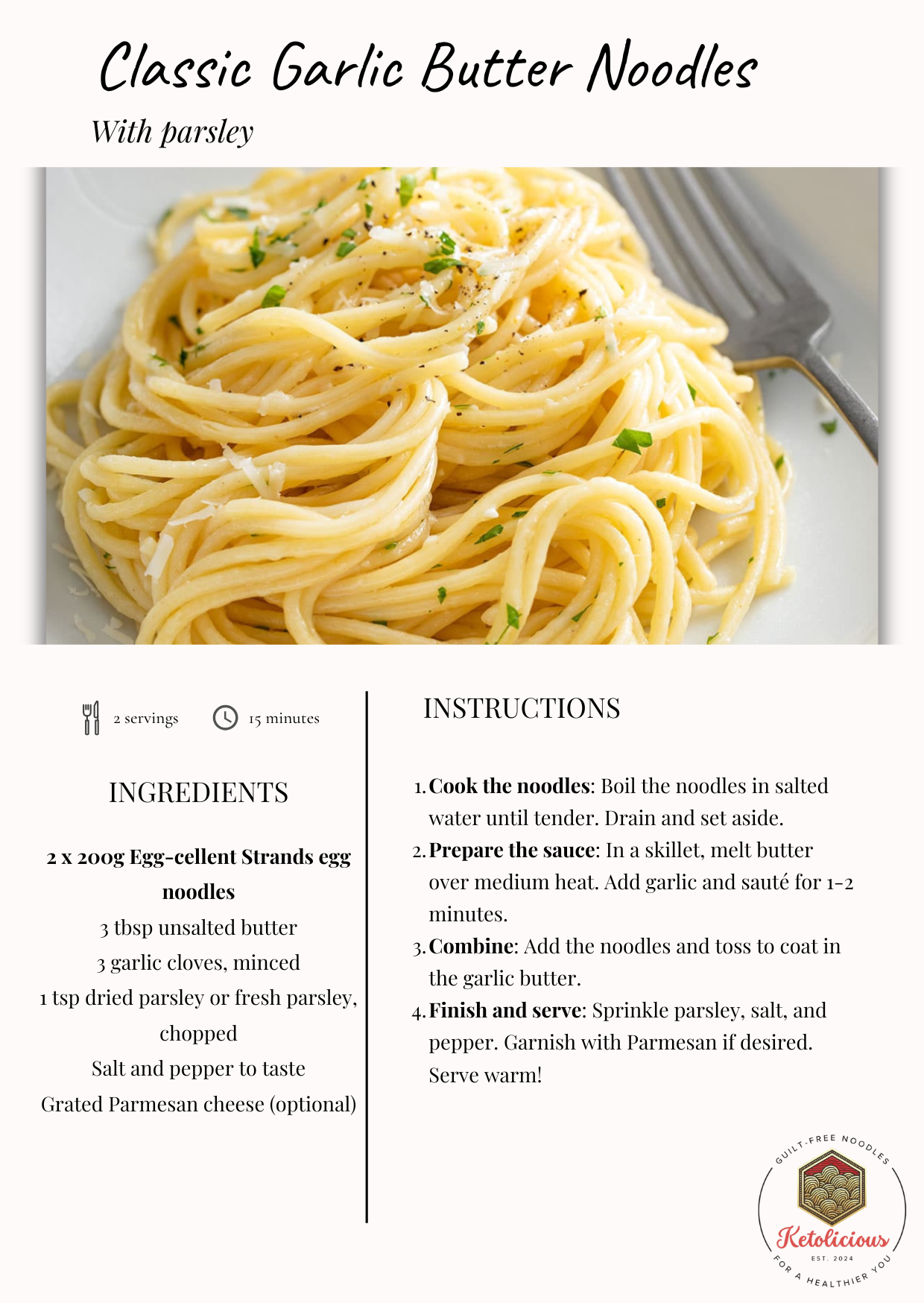 White Modern Recipe Card.zip - 1