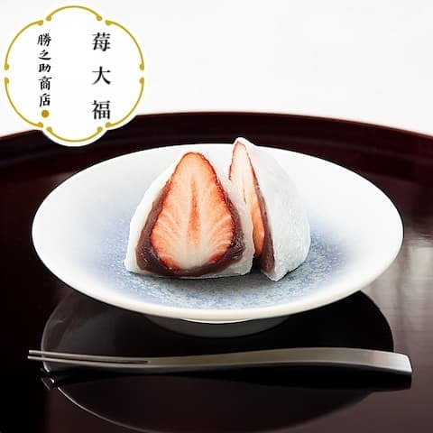 勝之助商店-求肥粉-草莓大福-everplenty-Gyuhi-sweet-Rice-mochi-flour-strawberry-Mochi-Ichigo-Daifuku