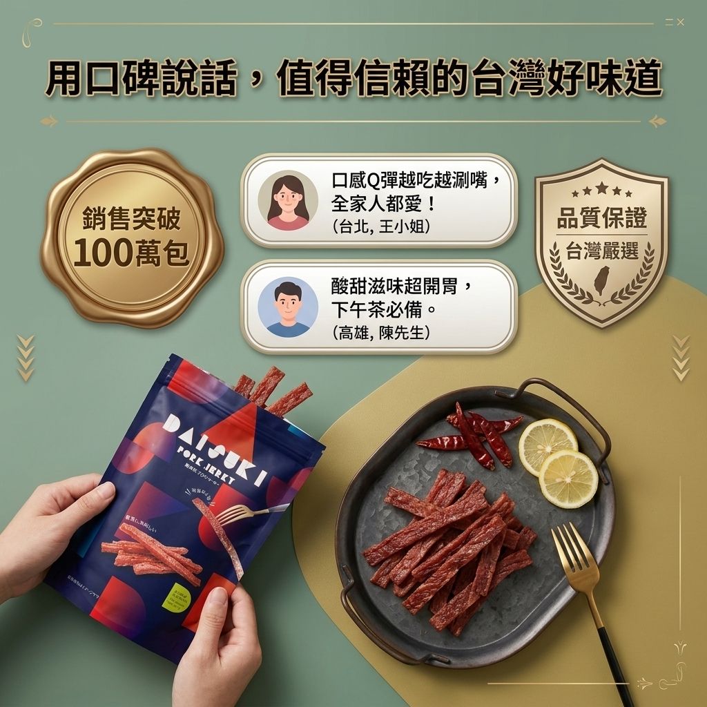 台意思吉 炙燒豬肉片 夾鏈包_S6