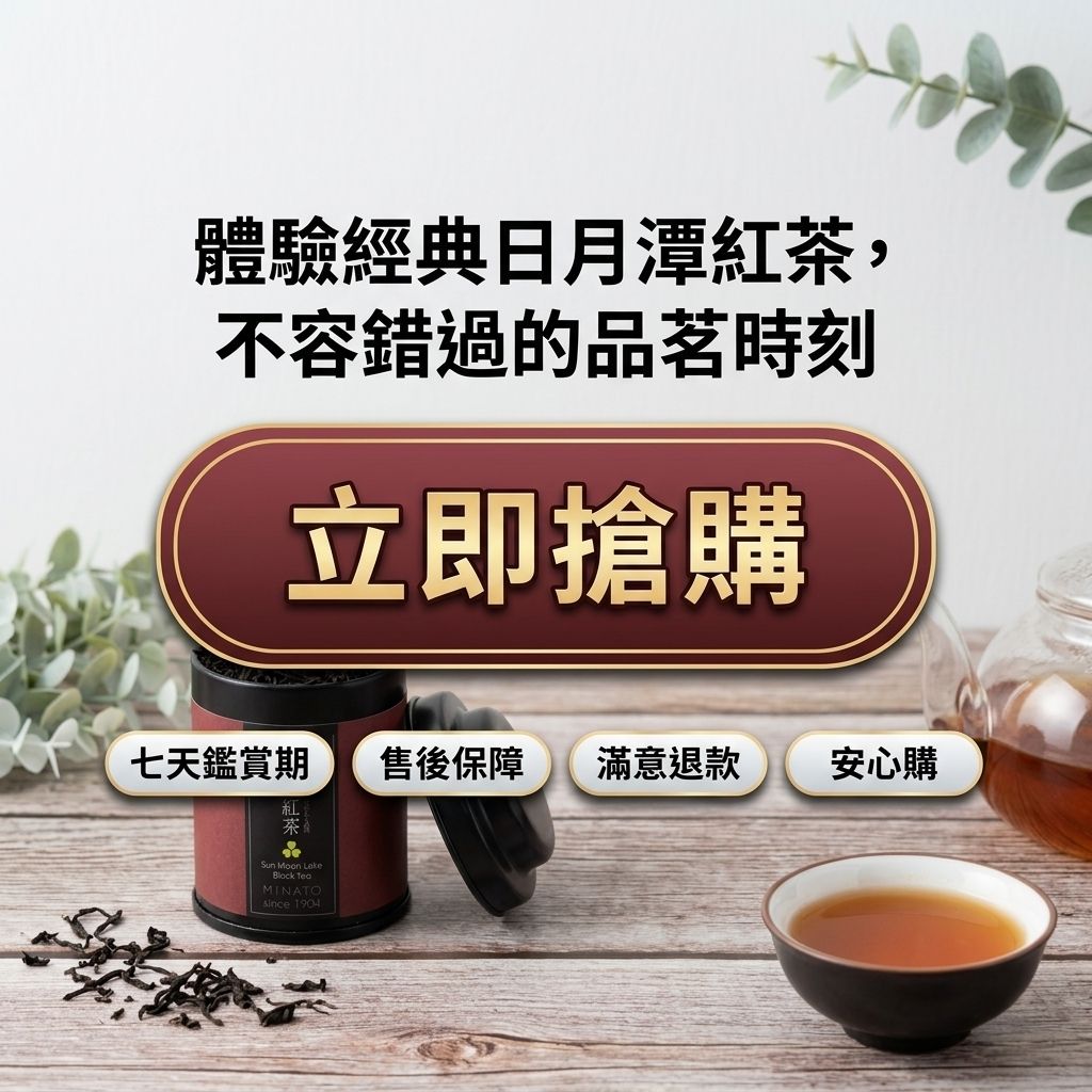 茶粒茶 原片茶葉 Mini黑罐 日月潭紅茶 10g_S8