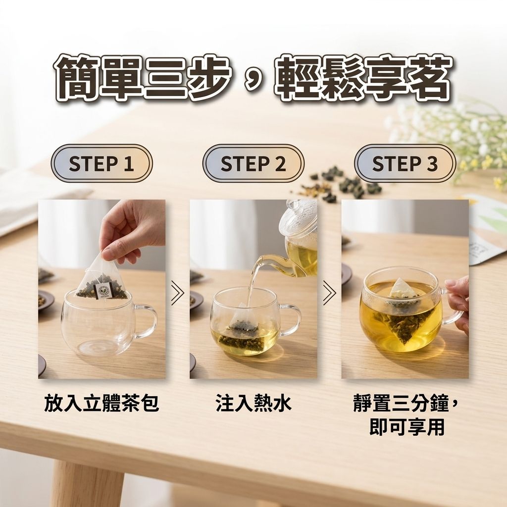 茶粒茶 桂花烏龍茶立體獨立包 3g_S5