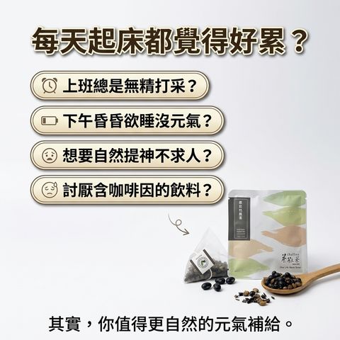 茶粒茶 黑豆元氣茶立體獨立包 10g_S2