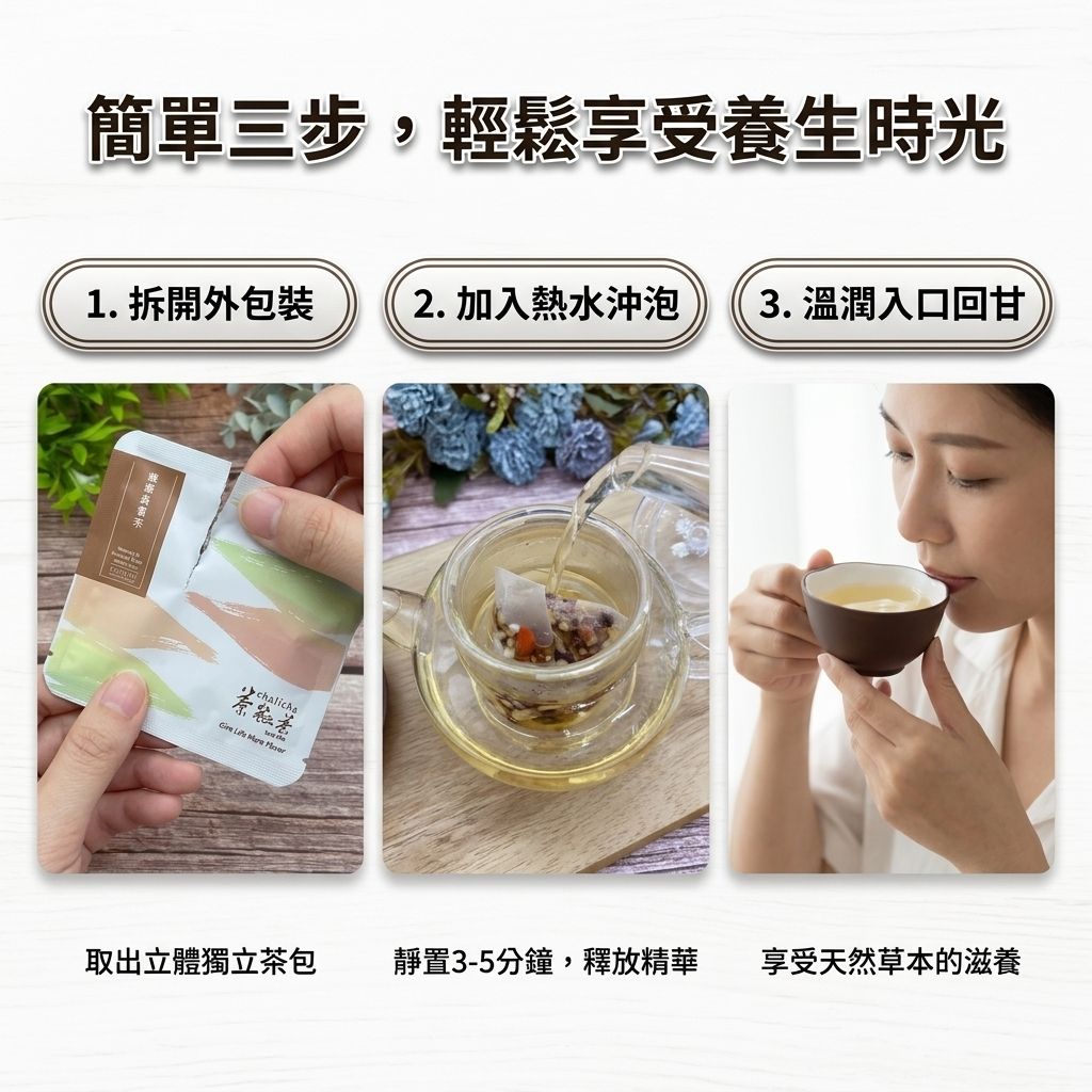 茶粒茶 養嵾黃耆茶立體獨立包 4g_S5