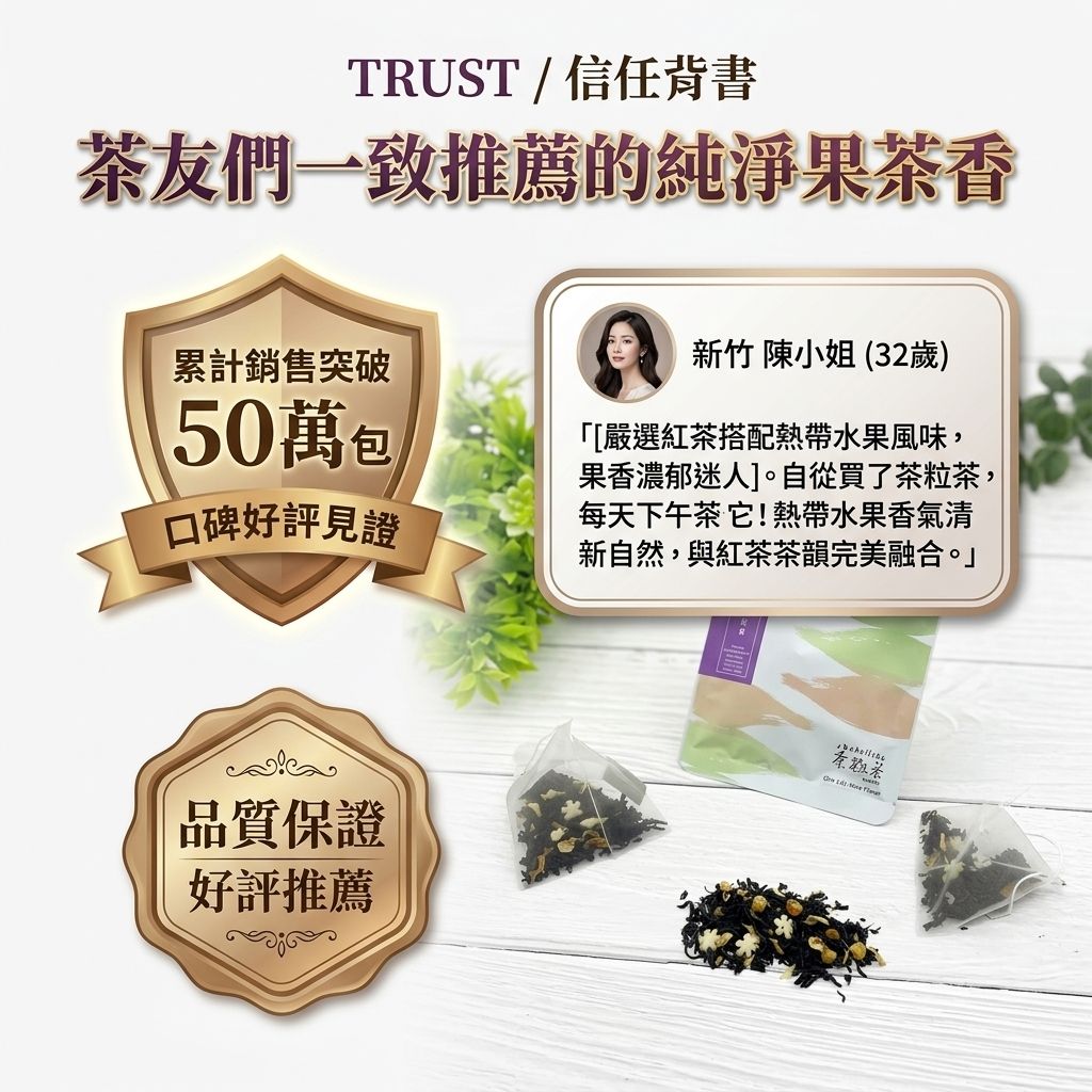 茶粒茶 熱帶水果紅茶立體獨立包 2.5g_S6