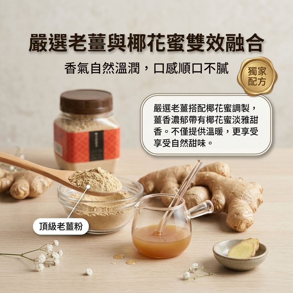 茶粒茶 椰花蜜薑茶_S4
