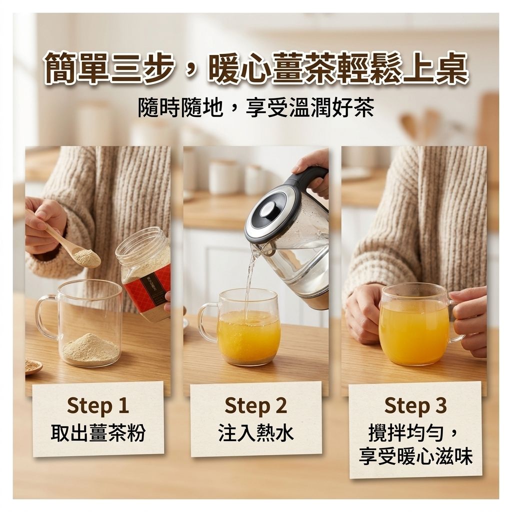 茶粒茶 椰花蜜薑茶_S5