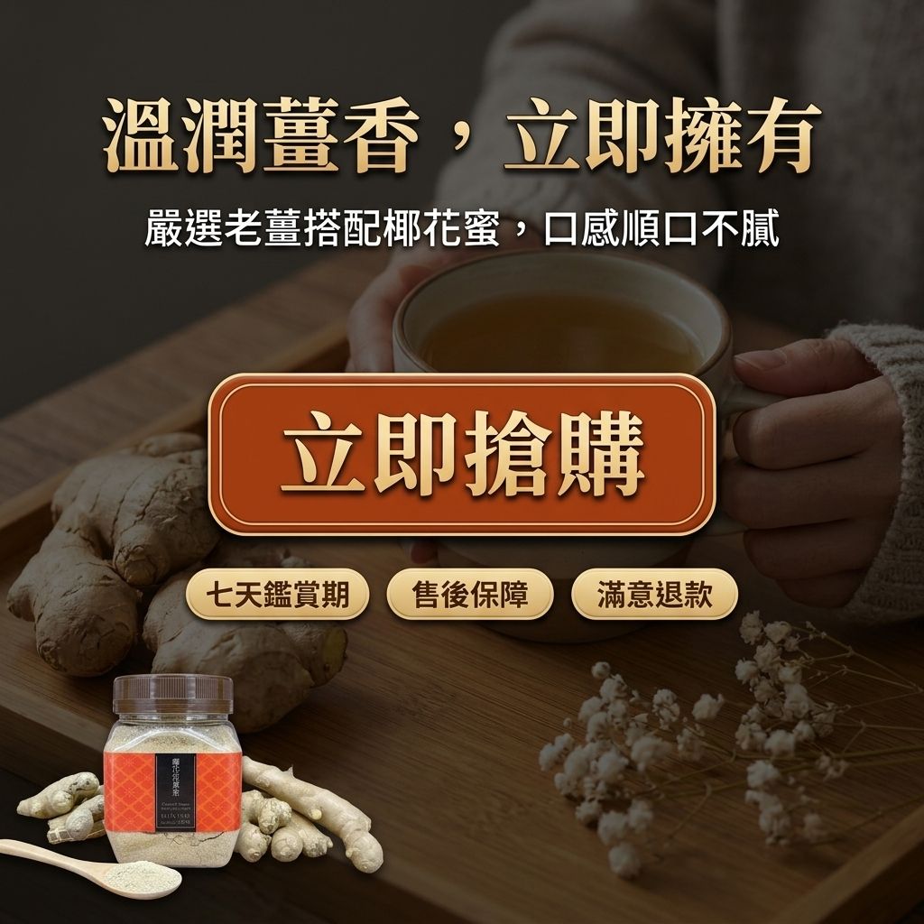 茶粒茶 椰花蜜薑茶_S8