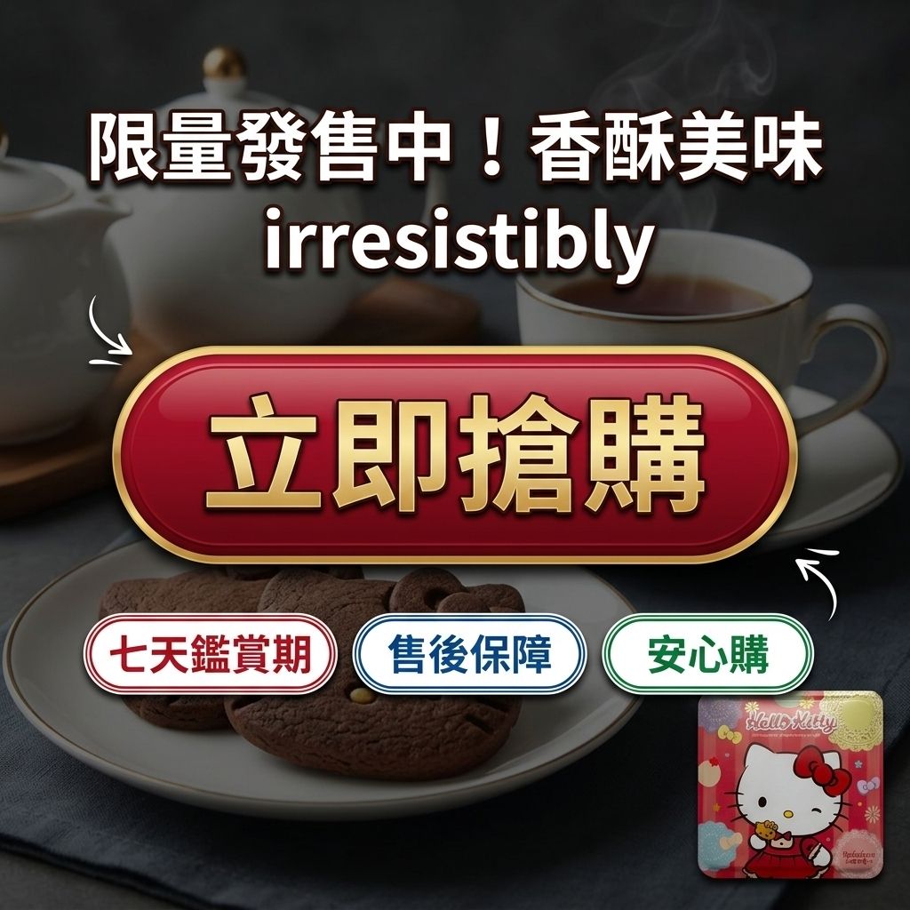 紅櫻花 KT造型 小曲奇  5入_S8