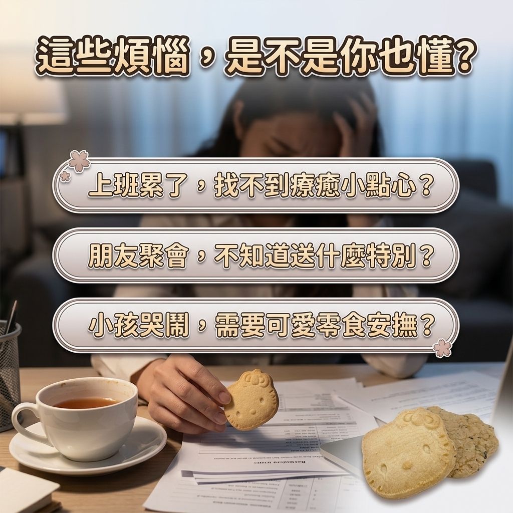 紅櫻花 KT造型 小曲奇  5入_S2