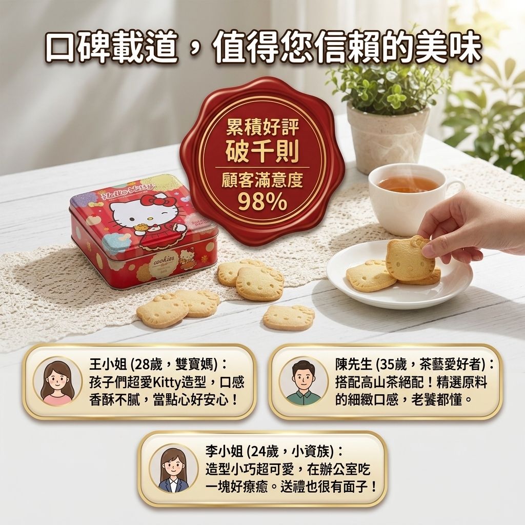 紅櫻花 KT造型 小曲奇  5入_S6