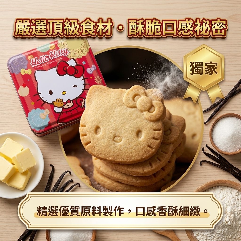 紅櫻花 KT造型 小曲奇  5入_S4