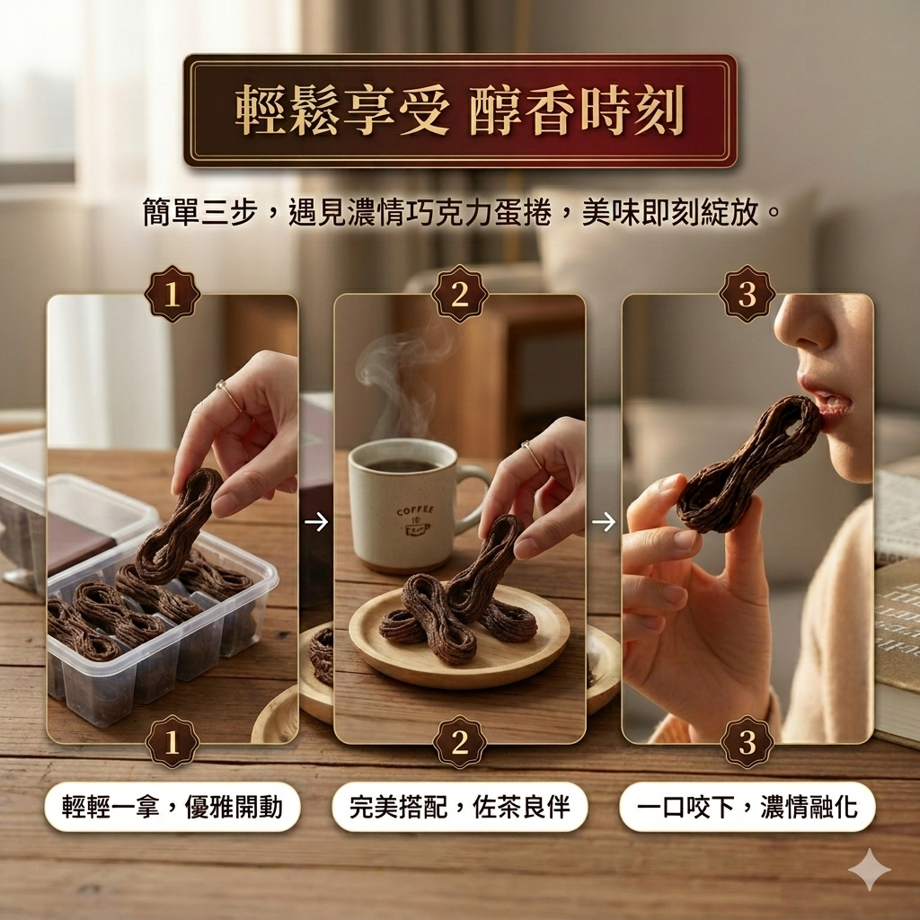 六月初一 8結蛋捲  濃情巧克力_S5