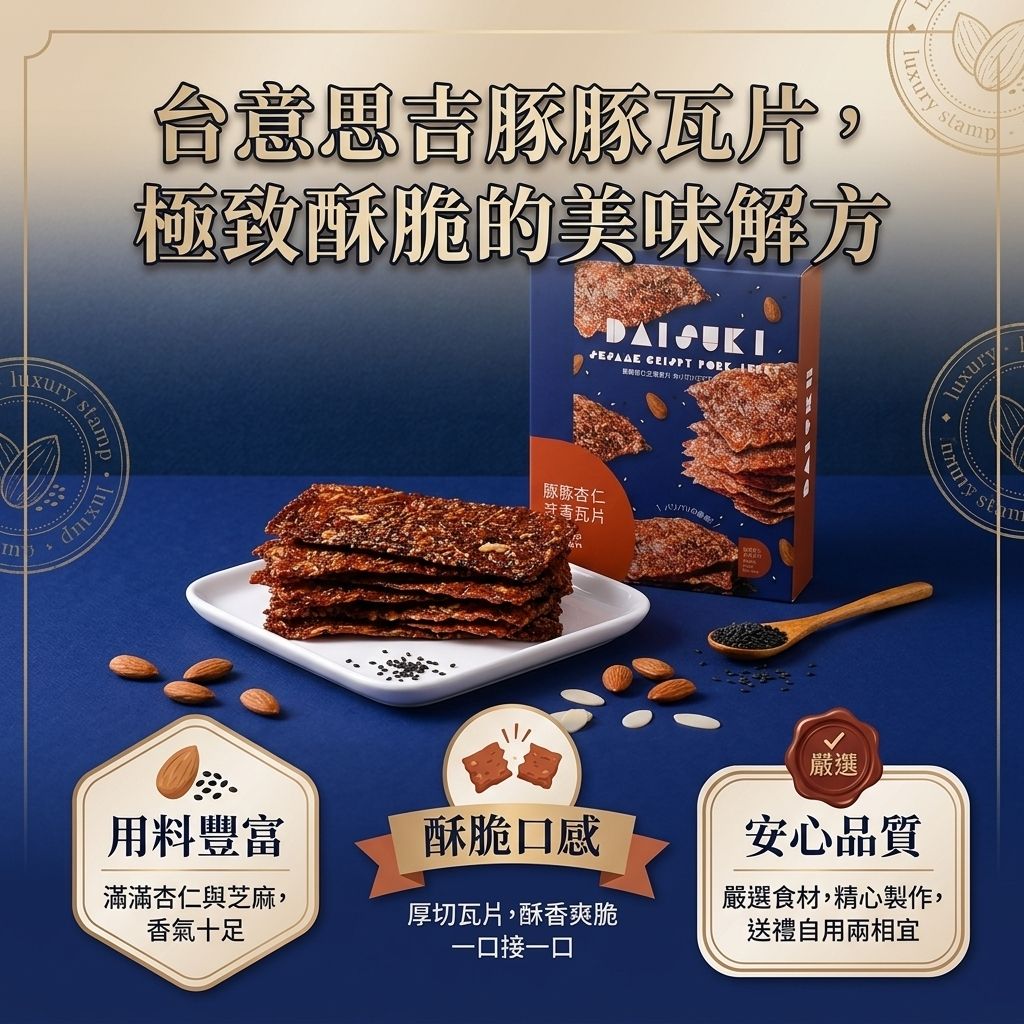 台意思吉 豚豚杏仁芝香瓦片_S3