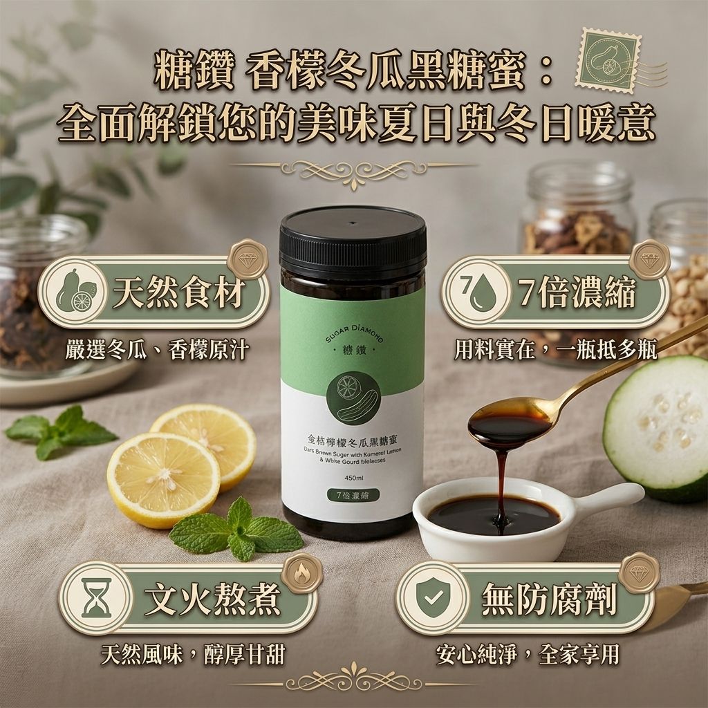 糖鑽 香檬冬瓜黑糖蜜_S3