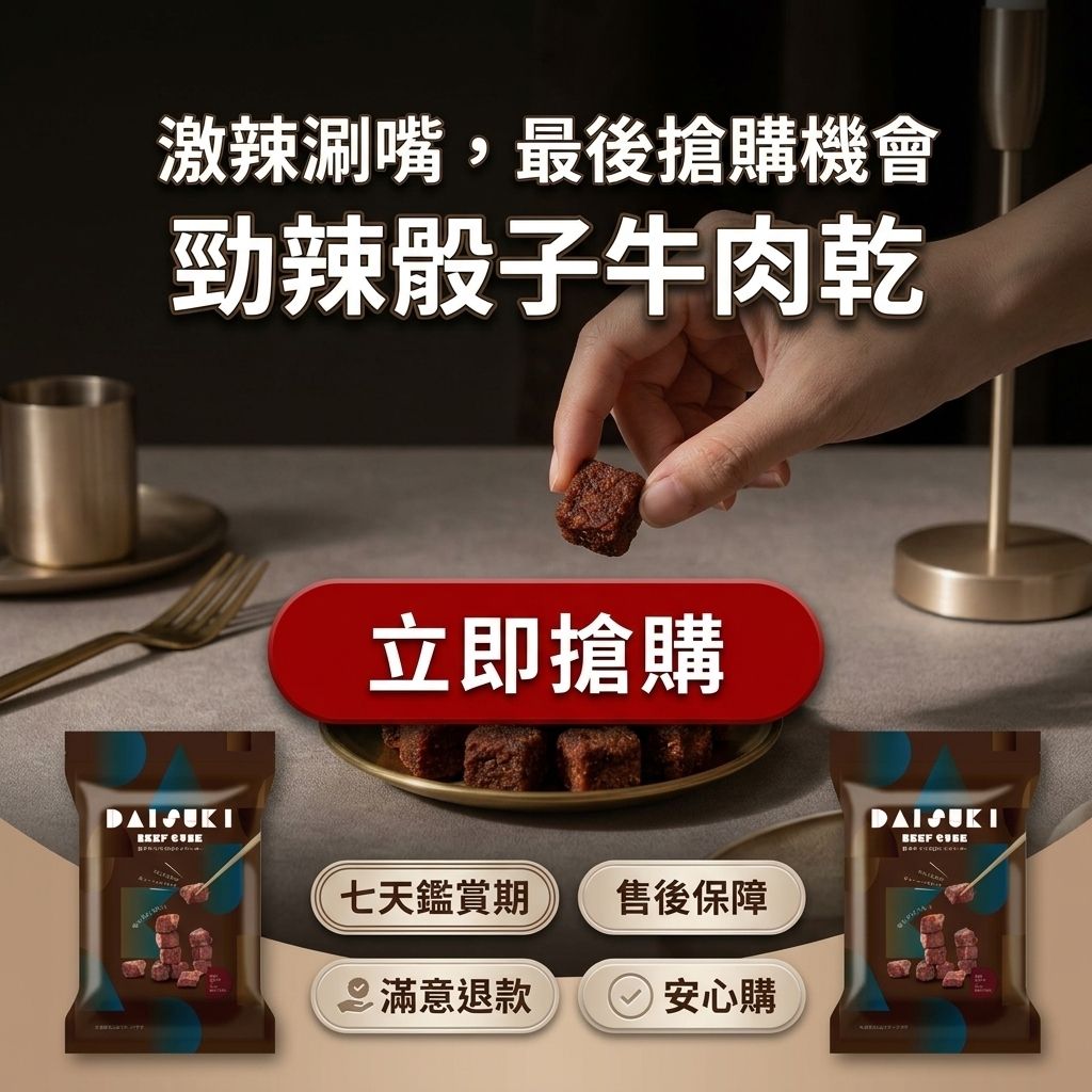台意思吉 勁辣骰子牛肉乾_S8