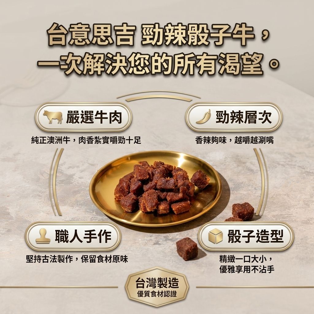 台意思吉 勁辣骰子牛肉乾_S3