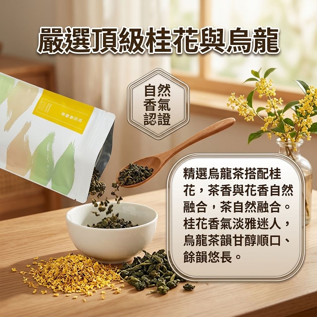 茶粒茶 桂花烏龍茶立體茶包_S4