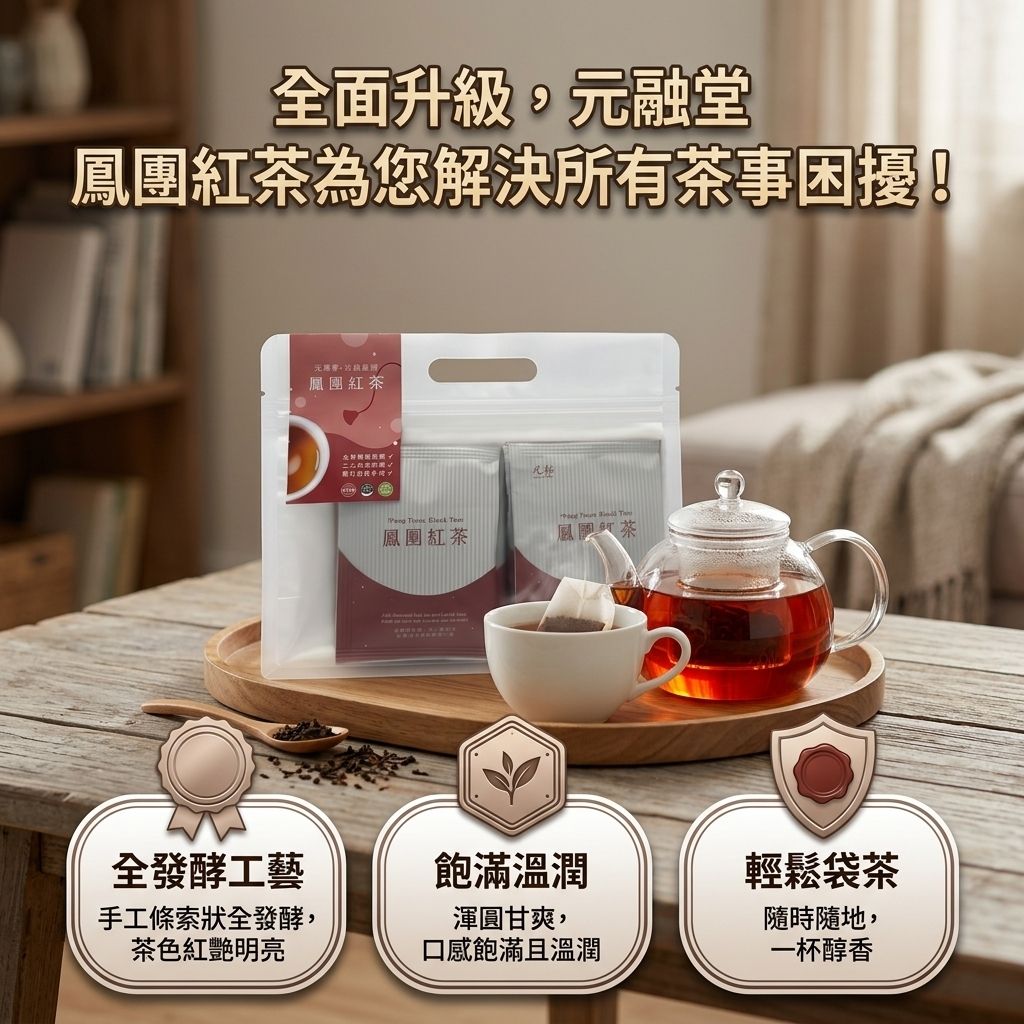 元融堂 鳳團紅茶(袋茶)_S3