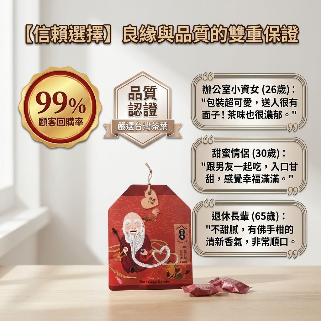 百二歲 伯爵紅茶糖 月老御守_S6