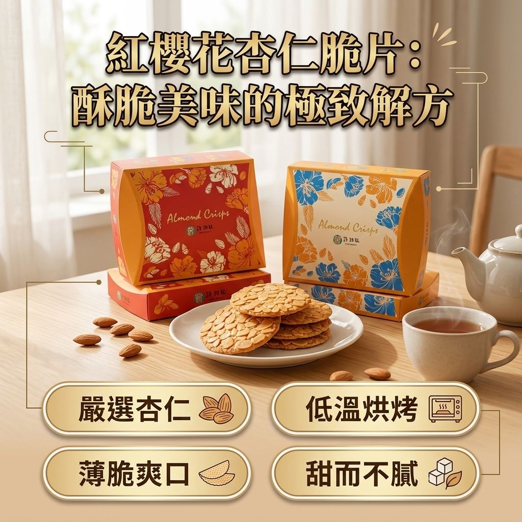 紅櫻花 杏仁脆片_S3