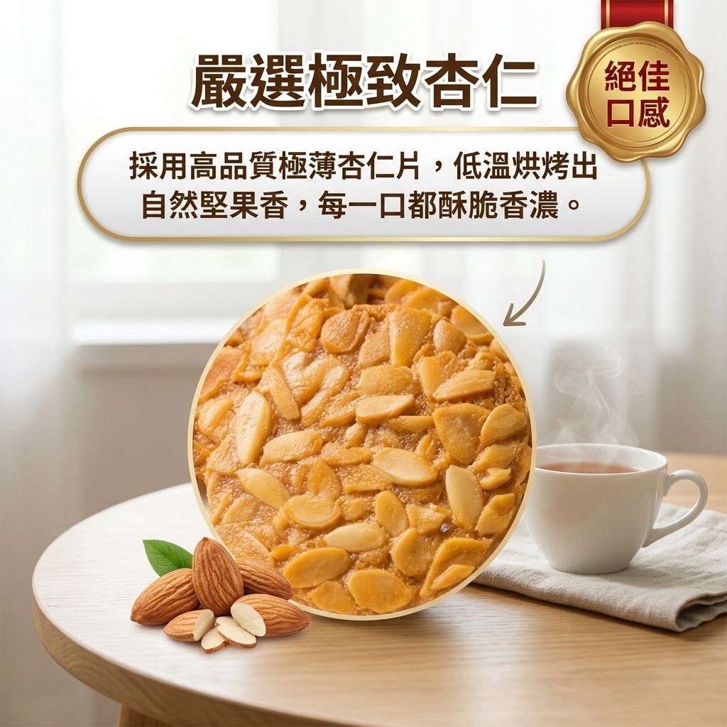 紅櫻花 杏仁脆片_S4