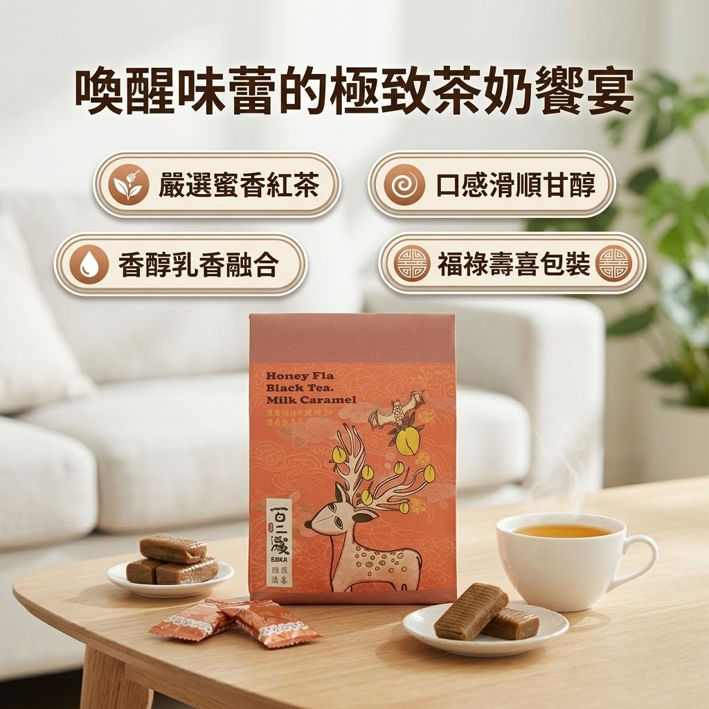 百二歲 蜜香紅茶乳糖 福祿壽喜_S3
