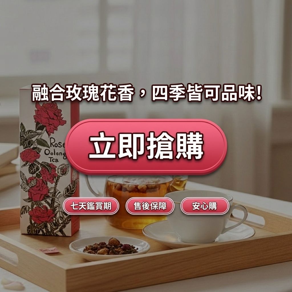百二歲 玫瑰烏龍茶包_S8