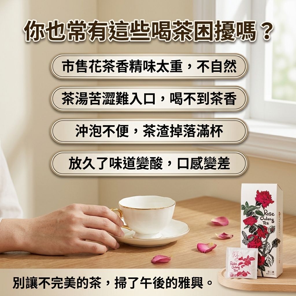 百二歲 玫瑰烏龍茶包_S2