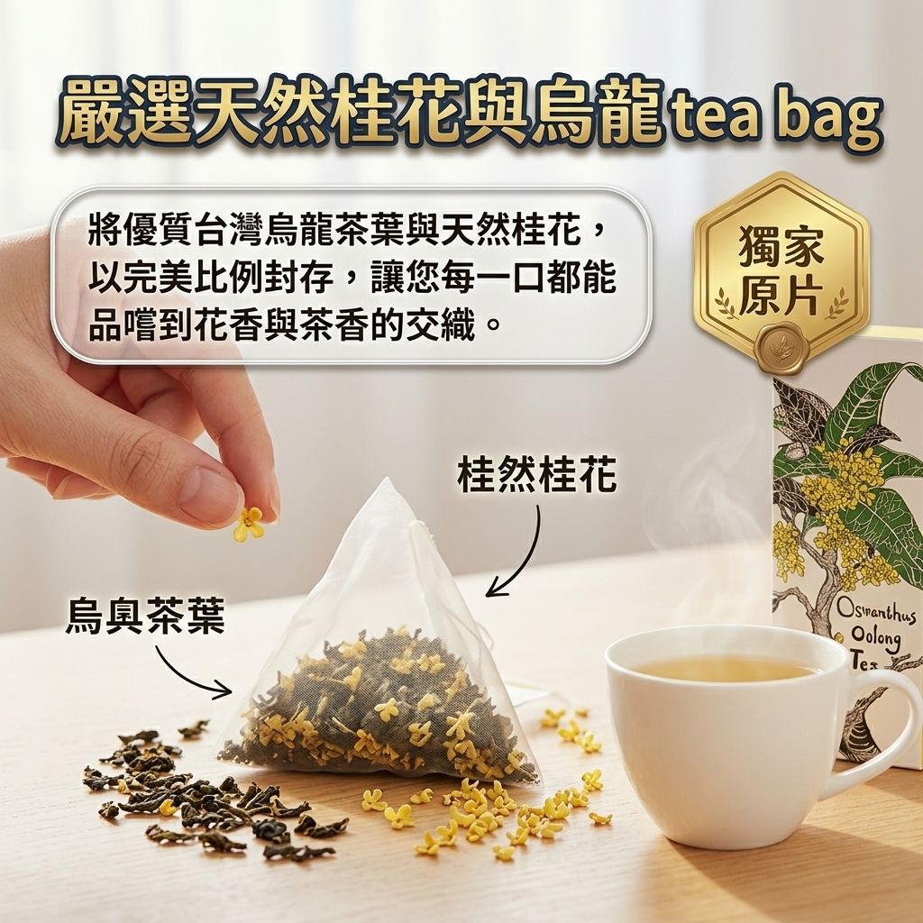 百二歲 桂花烏龍茶包_S4
