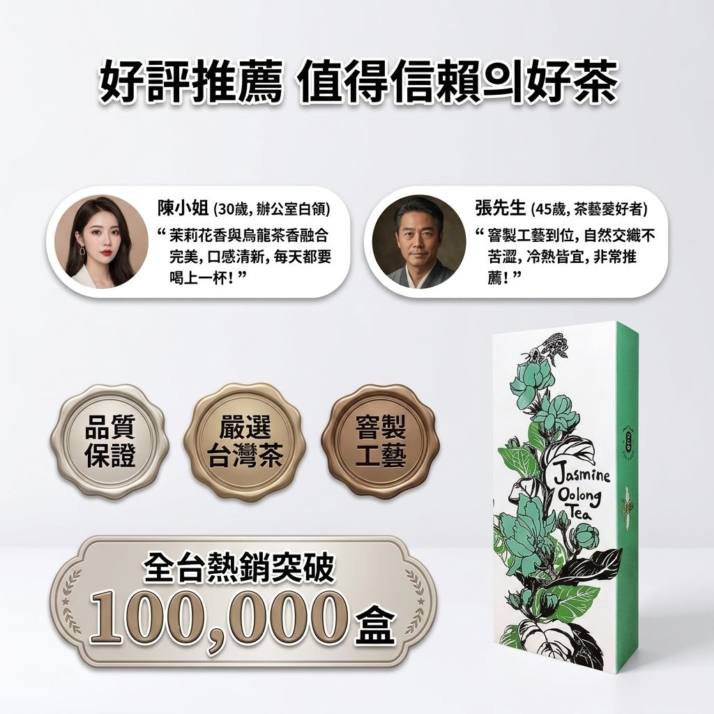 百二歲 茉莉烏龍茶包_S6