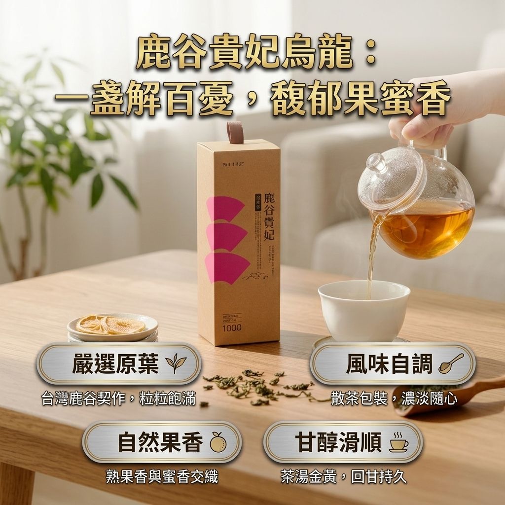 百二歲 鹿谷貴妃烏龍茶(散茶)_S3