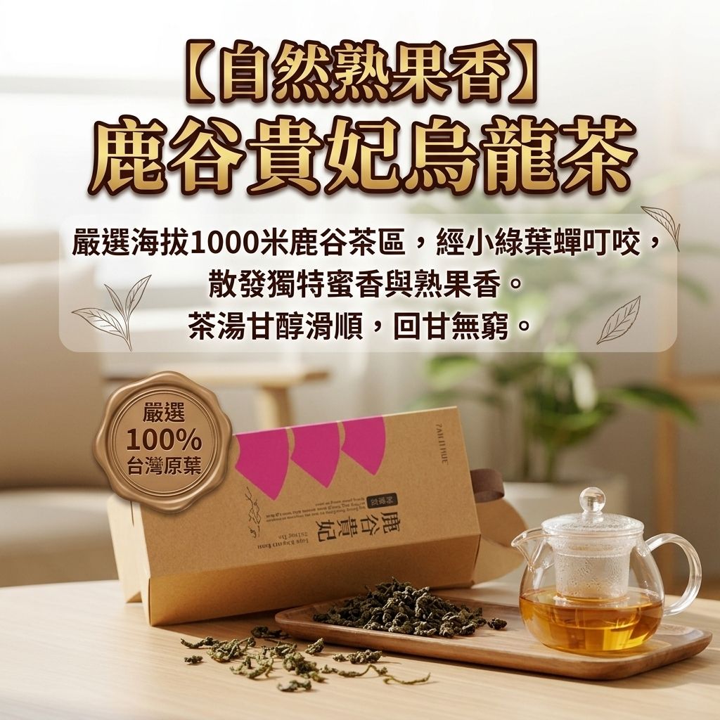 百二歲 鹿谷貴妃烏龍茶(散茶)_S4