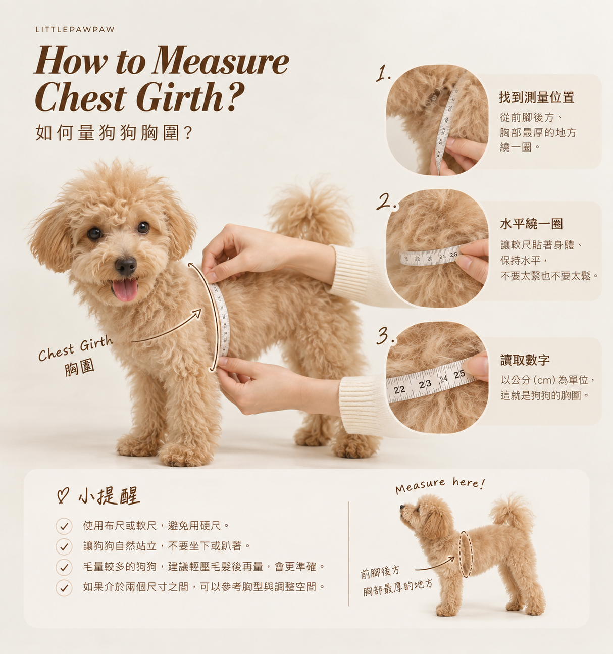 狗狗量胸圍