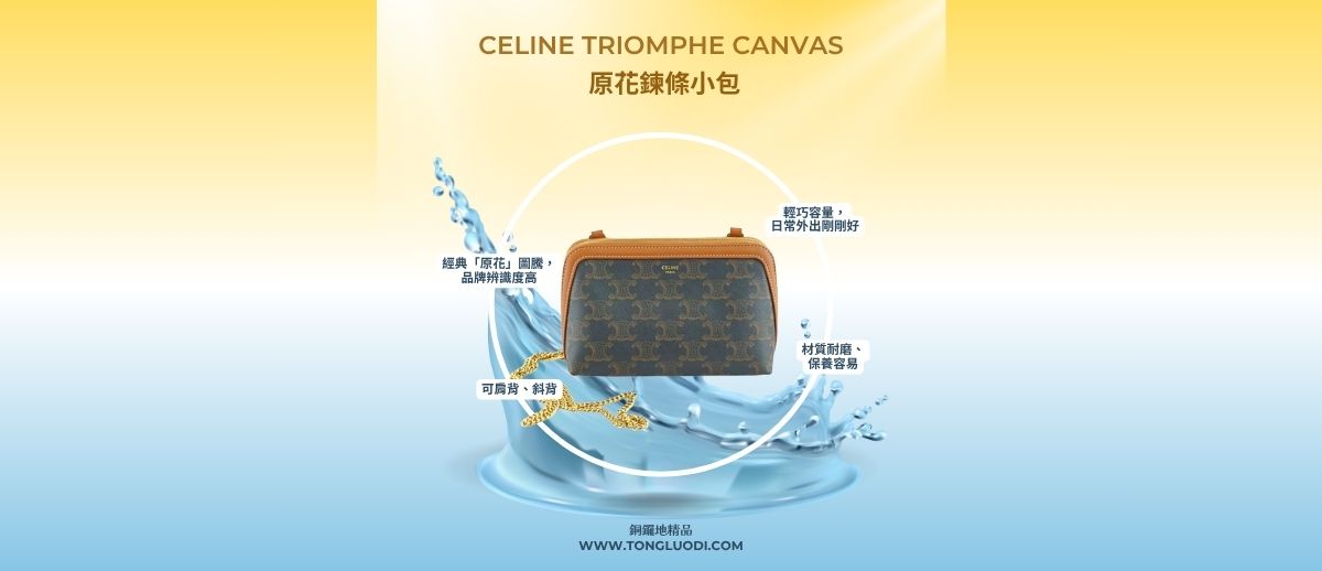 CELINE Triomphe Canvas 斜背包實測實背｜Entrupy AI正品鑑定