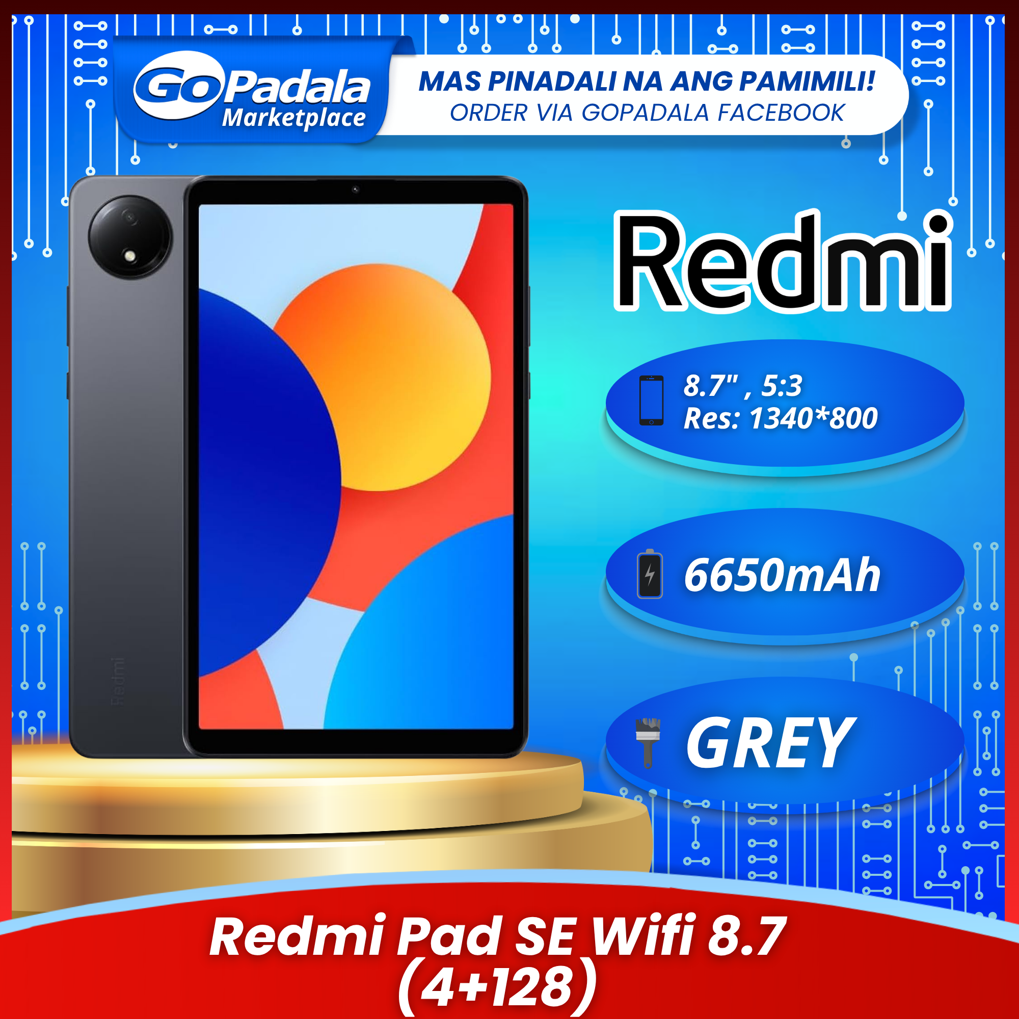 Grey Wifi 4/128 (D+7)