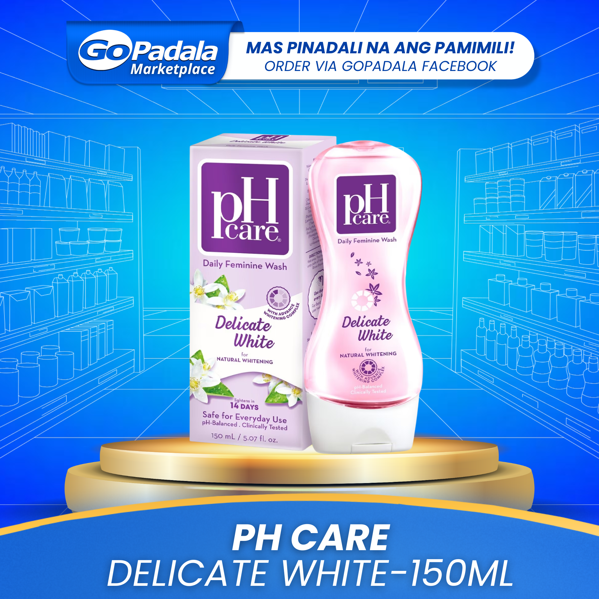 PH Care delicate white-150ml