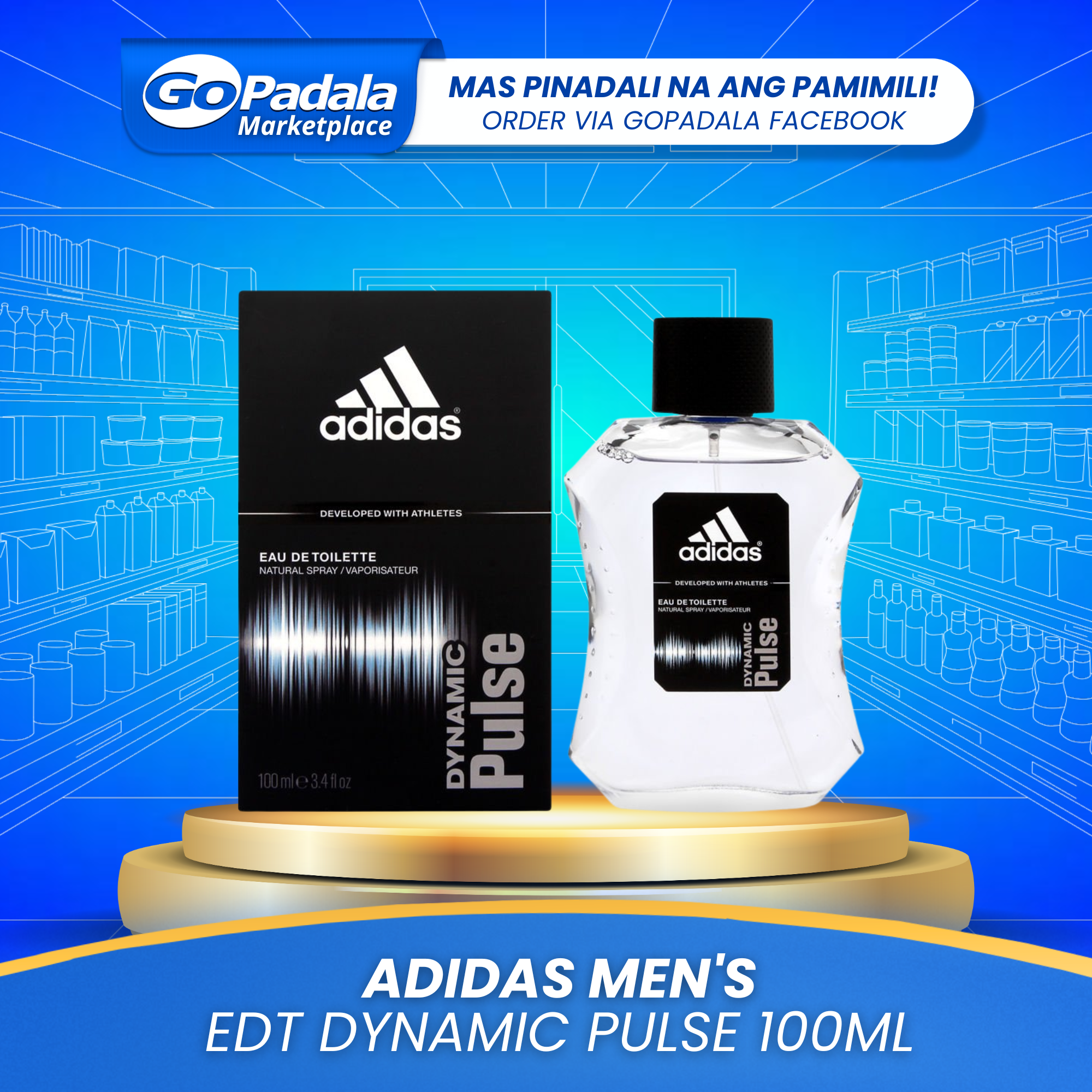 Adidas Men's EDT Dynamic Pulse 100ml