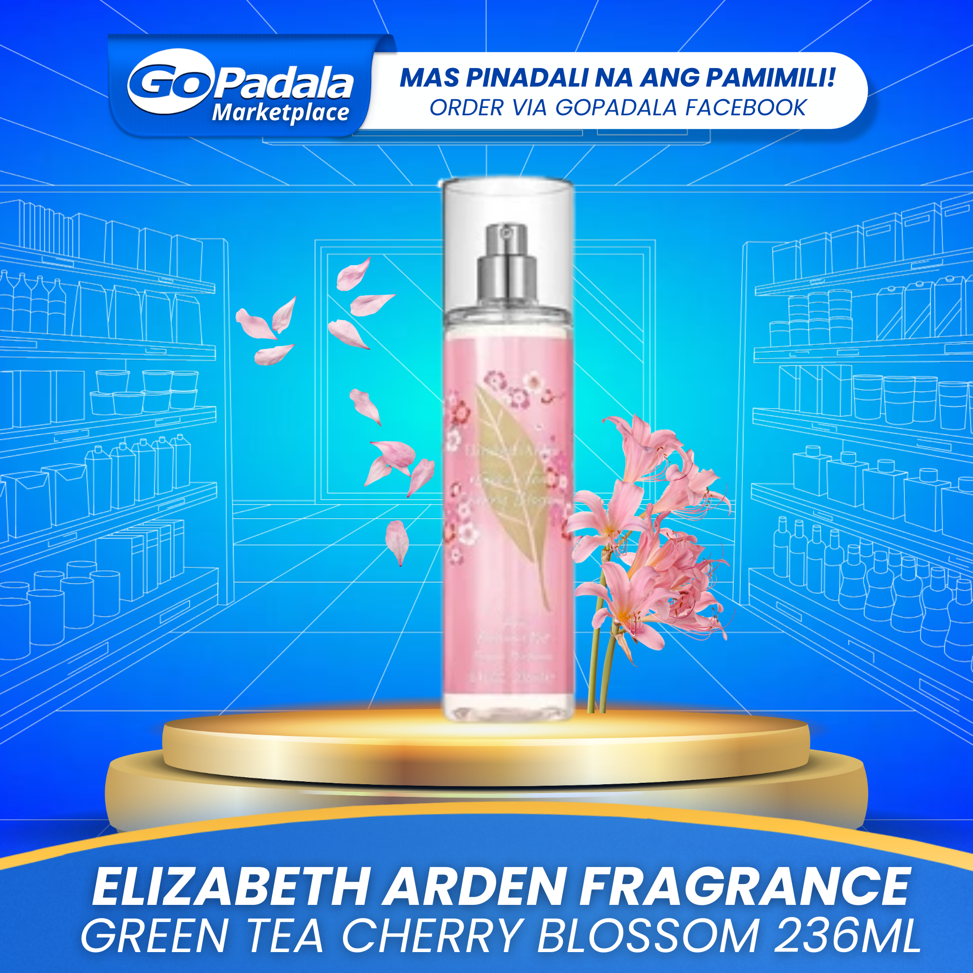 Elizabeth Arden Fragrance Green Tea Cherry Blossom 236ml